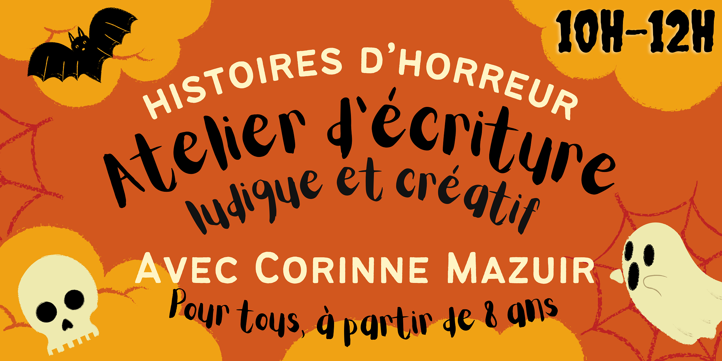 atelier écriture halloween