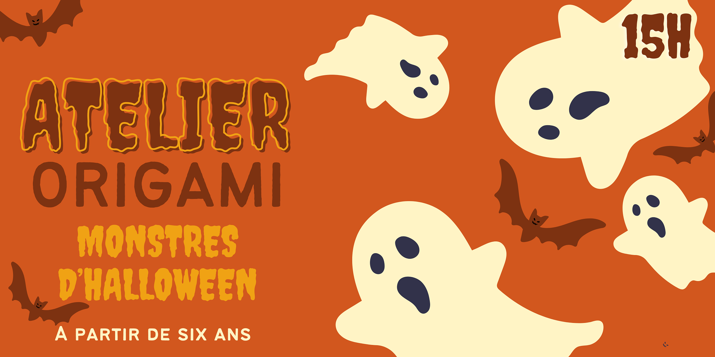 atelier origami halloween