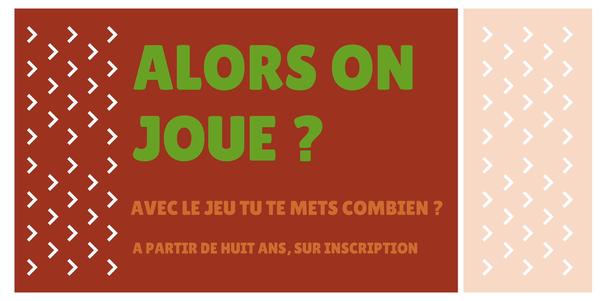 Alors on joue avec le jeu Tu te meets combien ?