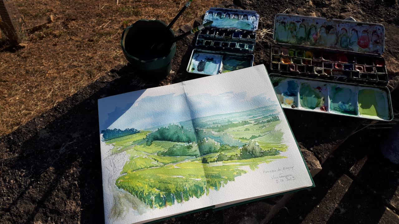 Exposition carnets illustrés d'Anne Lemaître